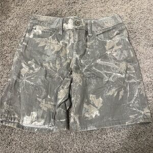 Hollister Light Gray Baggy Jorts